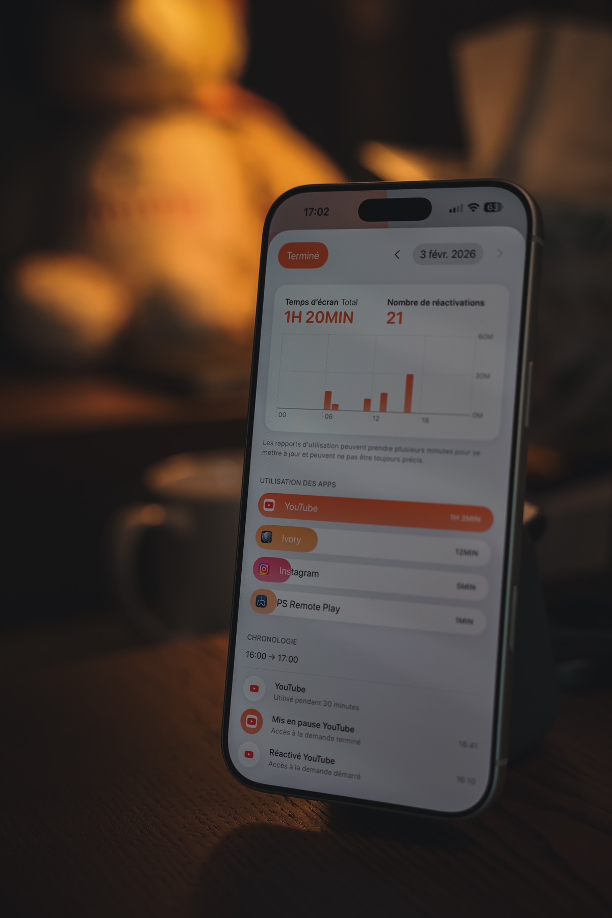 Rapports et notifications screenshot
