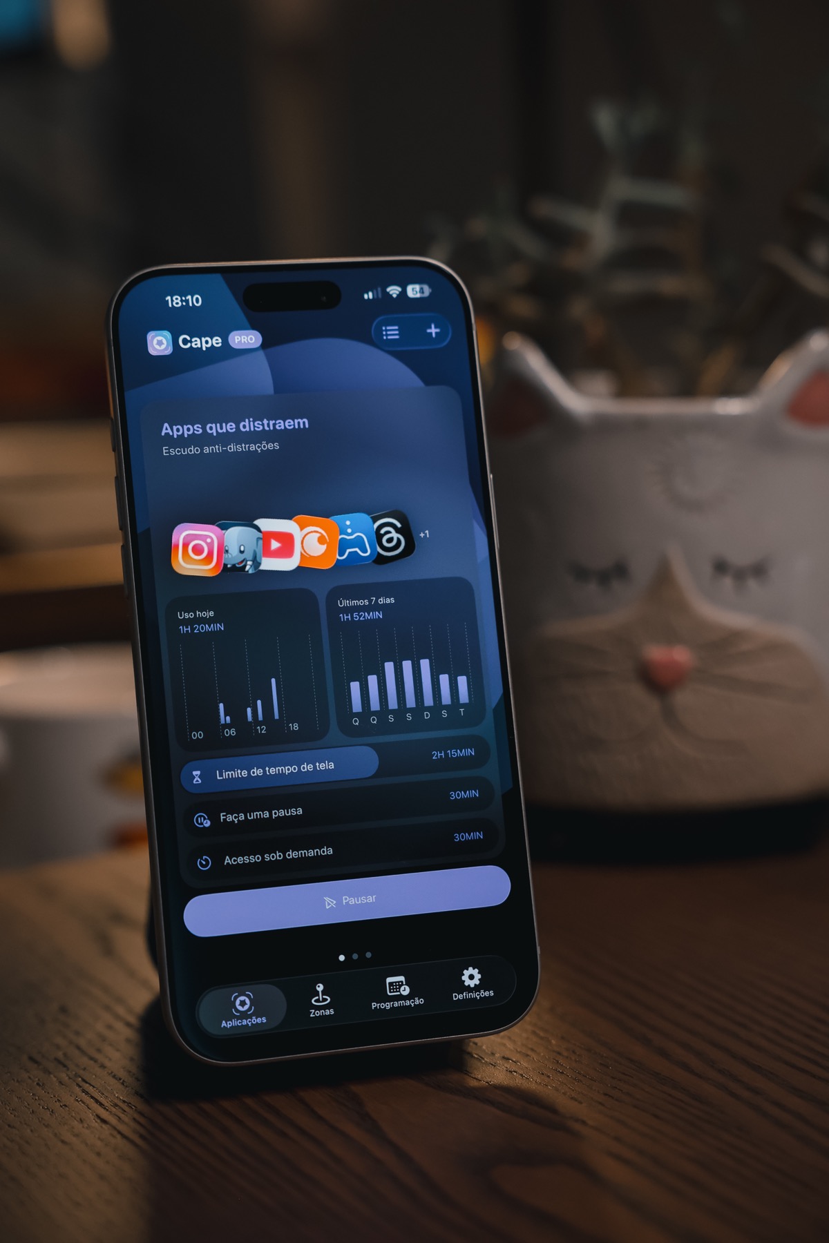 Hábitos digitais mais saudáveis screenshot